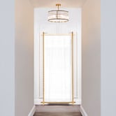 Rexington Home Chandler Iron Semi Flush Mount Ceiling Light