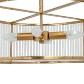 Rexington Home Chandler Iron Semi Flush Mount Ceiling Light