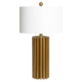 Rexington Home Melisandre Painted Polyresin Linen Table Lamp