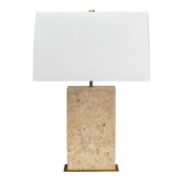 Rexington Home Atlas Travertine Table Lamp