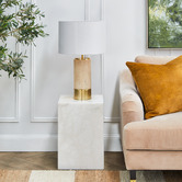 Rexington Home Sigourney Travertine Table Lamp