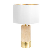 Rexington Home Sigourney Travertine Table Lamp