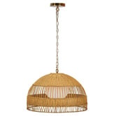 Rexington Home Easton Iron Rattan Pendant Light