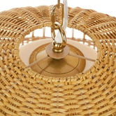 Rexington Home Easton Iron Rattan Pendant Light