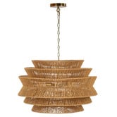 Rexington Home Everett Iron Rope 3 Light Pendant