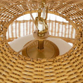 Rexington Home Easton Iron Rattan Pendant Light