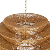 Rexington Home Everett Iron Rope 3 Light Pendant