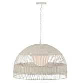 Rexington Home Easton Iron Rattan Pendant Light