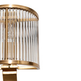 Rexington Home Grenelle Fluted Glass Flush Mount Wall Light