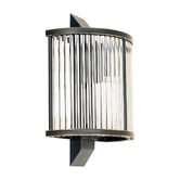 Rexington Home Grenelle Fluted Glass Flush Mount Wall Light