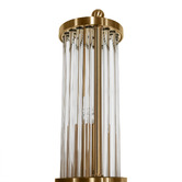 Rexington Home Barres Fluted Glass 2 Light Wall Sconce