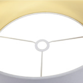 Rexington Home Ekby White Linen-Look Lamp Shade