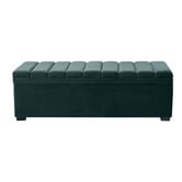 Rexington Home Off-White Pelee Upholstered Storage Ottoman