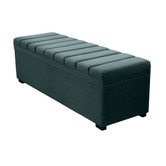 Rexington Home Off-White Pelee Upholstered Storage Ottoman