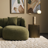 Rexington Home Gregor Brass &amp; Travertine Table Lamp