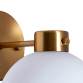 Rexington Home Paula Frosted Glass Wall Sconces