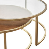 Rexington Home 2 Piece Mona Nesting Coffee Table Set