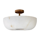 Rexington Home Willis Resin Semi Flush Mount Ceiling Light