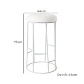 Rexington Home 76cm Jaden Iron Bar Stool