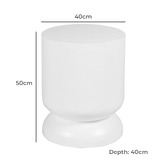 Rexington Home White Dylan Side Table