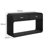 Rexington Home Nelson 2 Drawer Console Table