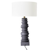 Rexington Home Cally Rolled Edge Resin Table Lamp