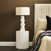 Rexington Home Cally Rolled Edge Resin Table Lamp