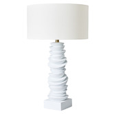 Rexington Home Cally Rolled Edge Resin Table Lamp