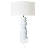 Rexington Home Cally Rolled Edge Resin Table Lamp