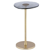 Rexington Home Portem Aluminium &amp; Glass Side Table