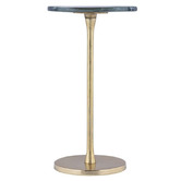 Rexington Home Portem Aluminium &amp; Glass Side Table