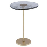 Rexington Home Portem Aluminium &amp; Glass Side Table