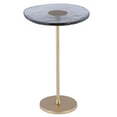 Rexington Home Portem Aluminium &amp; Glass Side Table