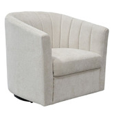 Rexington Home Winona Chenille Swivel Armchair