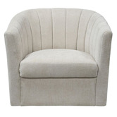 Rexington Home Winona Chenille Swivel Armchair