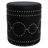 Rexington Home Monroe Linen-Blend Ottoman