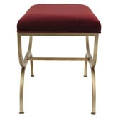 Rexington Home Roswell Velvet Accent Stool