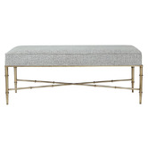Rexington Home Bridgeton Chenille Ottoman Bench