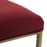 Rexington Home Roswell Velvet Accent Stool