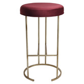 Rexington Home Gold 66cm Eastham Velvet Counter Stool