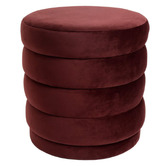 Rexington Home Rollo Velvet Ottoman