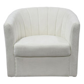 Rexington Home Winona Chenille Swivel Armchair