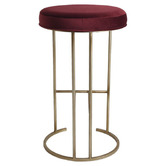 Rexington Home Gold 66cm Eastham Velvet Counter Stool