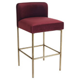 Rexington Home 66cm Duxbury Velvet Counter Stool