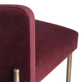 Rexington Home 66cm Duxbury Velvet Counter Stool