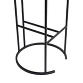 Rexington Home Black 66cm Eastham Velvet Counter Stool