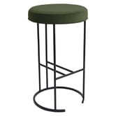 Rexington Home Black 66cm Eastham Velvet Counter Stool