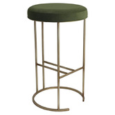 Rexington Home Gold 66cm Eastham Velvet Counter Stool