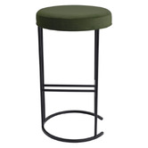Rexington Home Black 66cm Eastham Velvet Counter Stool