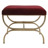 Rexington Home Roswell Velvet Accent Stool